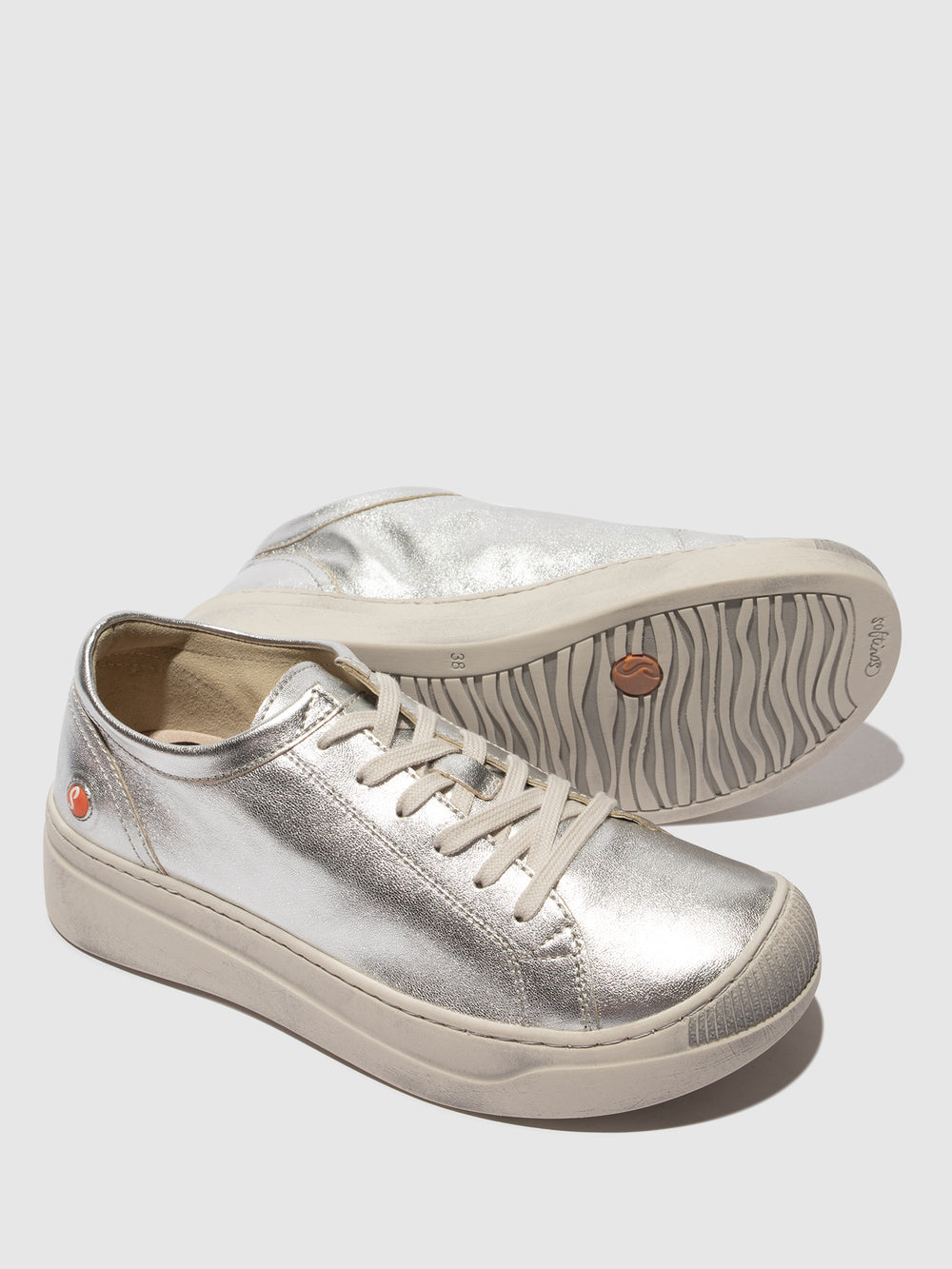 Lace-up Trainers APOR794SOF LAMINATO SILVER