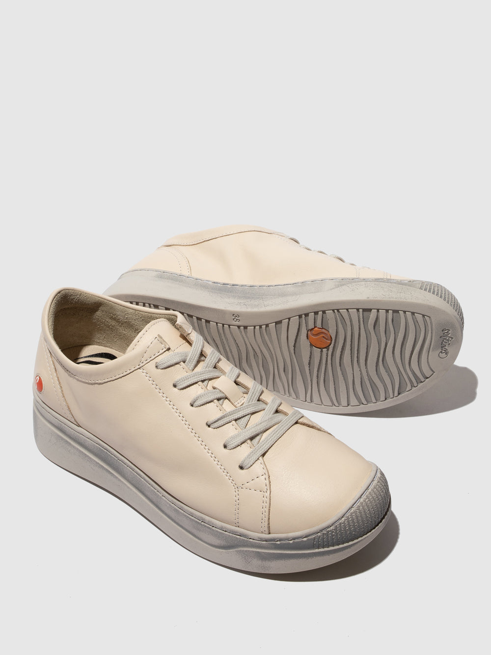 Lace-up Trainers APOR794SOF CREAM - Softinos