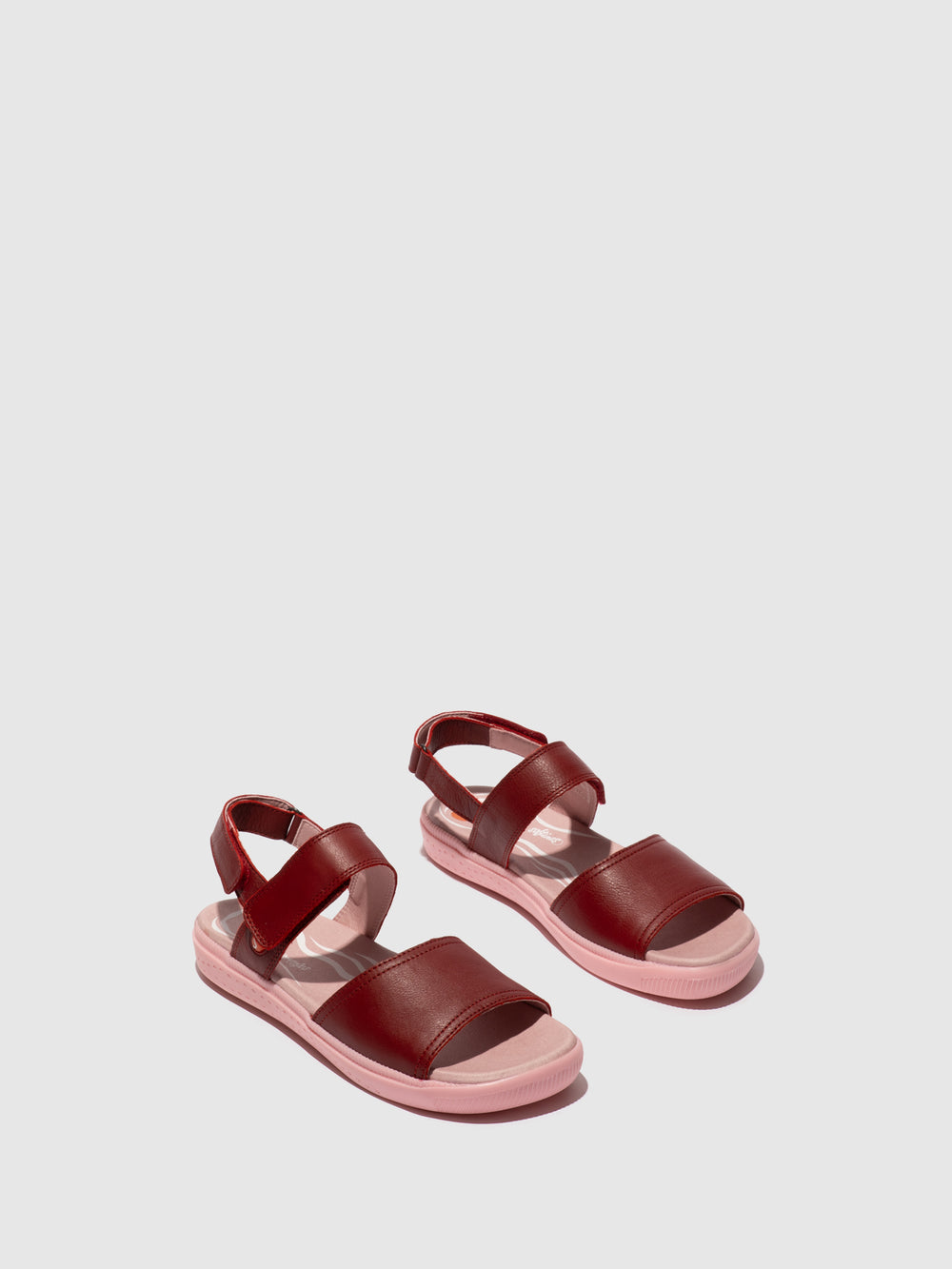 Sling-Back Sandals INDI795SOF RED W/PINK SOLE
