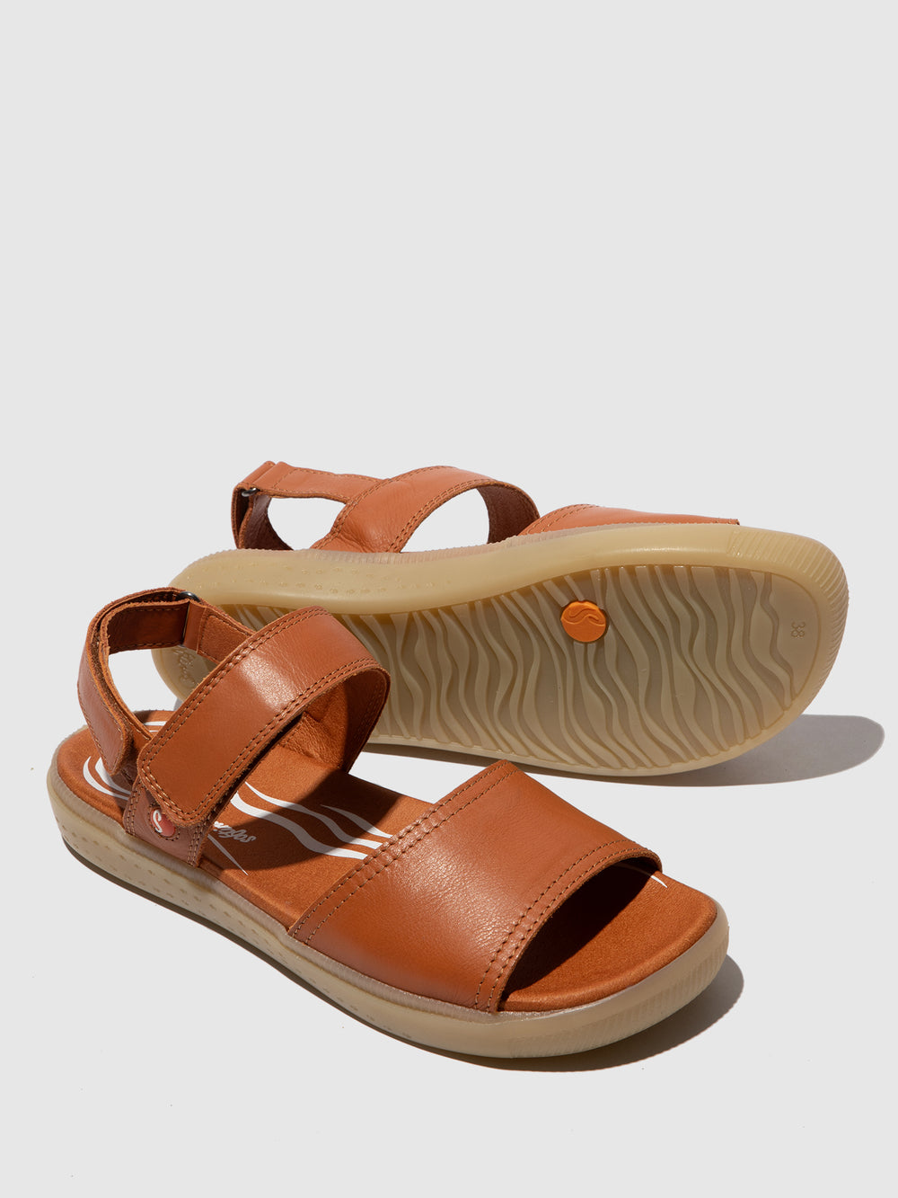 Sling-Back Sandals INDI795SOF WARM ORANGE - Softinos