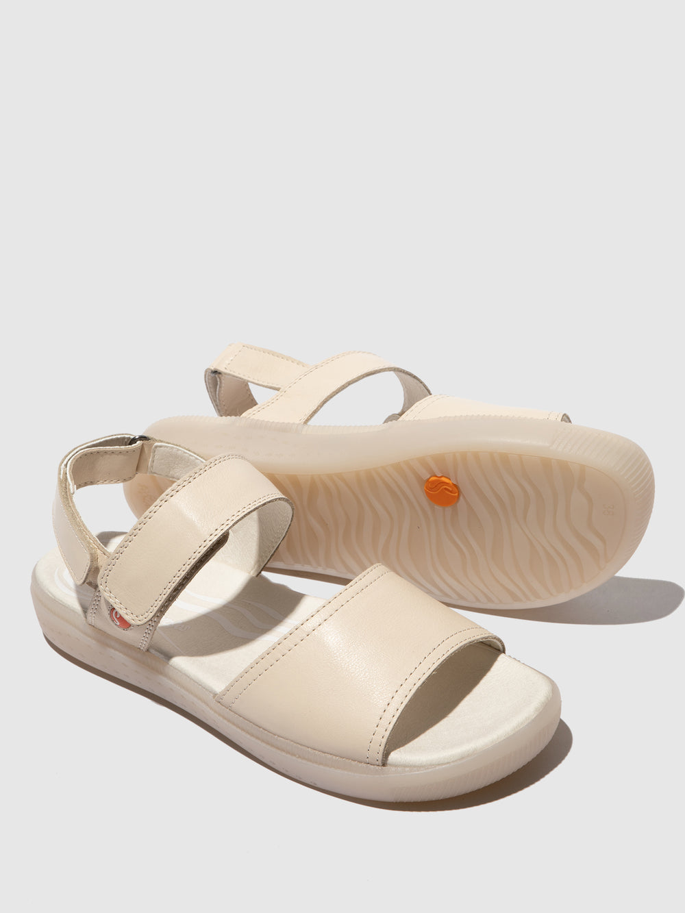 Sling-Back Sandals INDI795SOF CREAM - Softinos