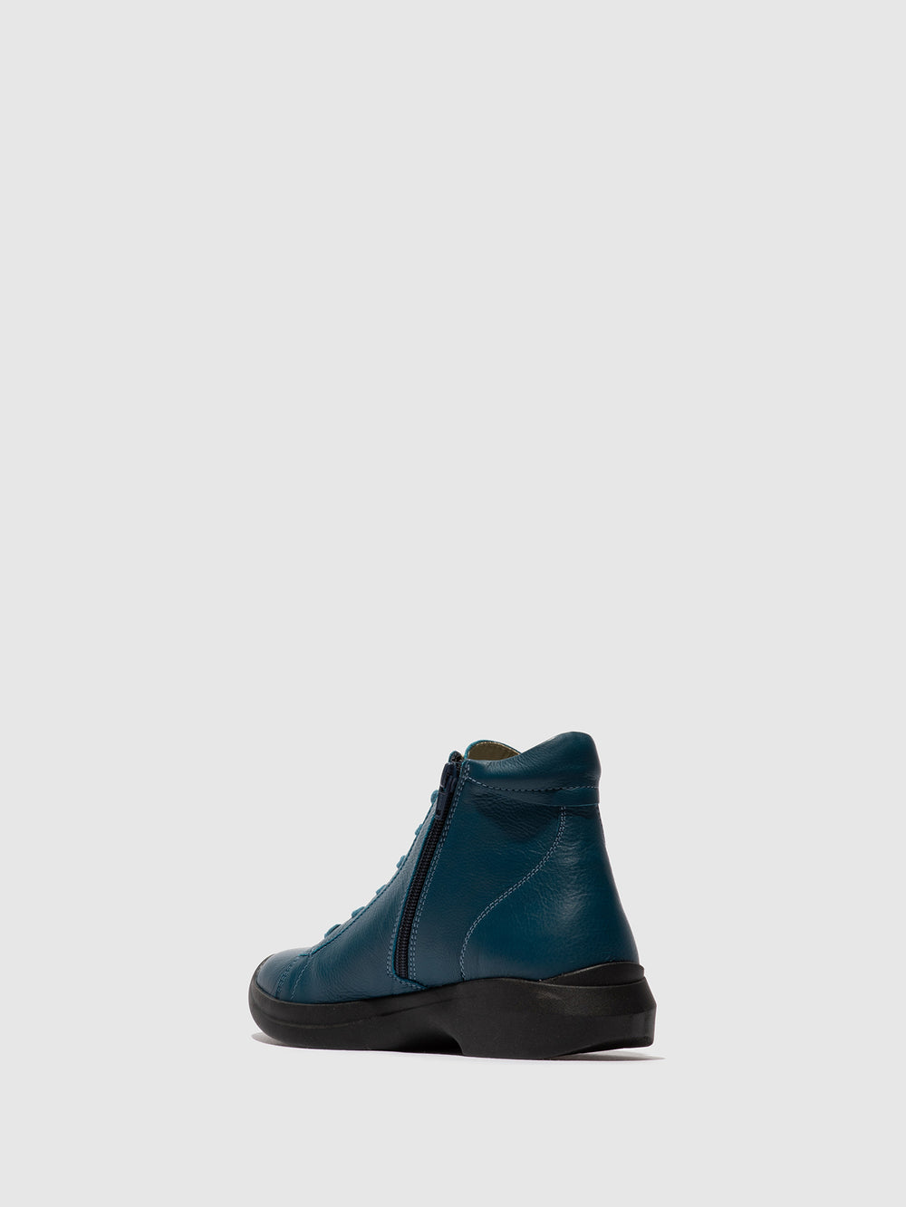 Zip Up Ankle Boots GOLB797SOF BLUE DENIM