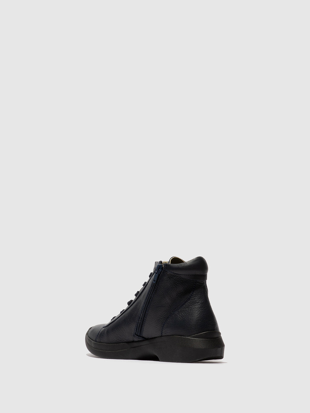 Zip Up Ankle Boots GOLB797SOF NAVY