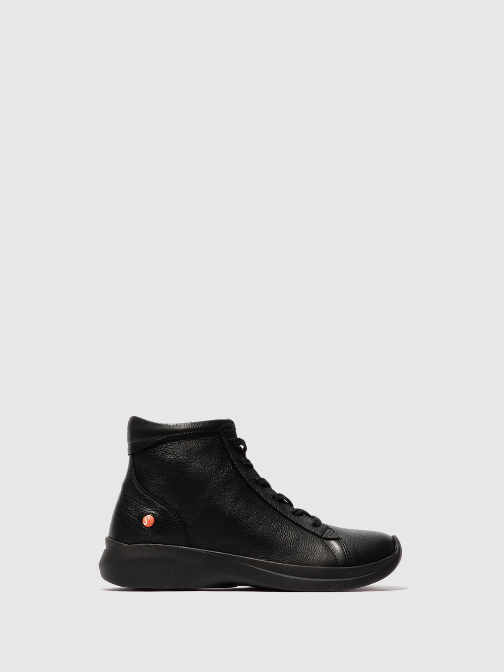 Zip Up Ankle Boots GOLB797SOF BLACK
