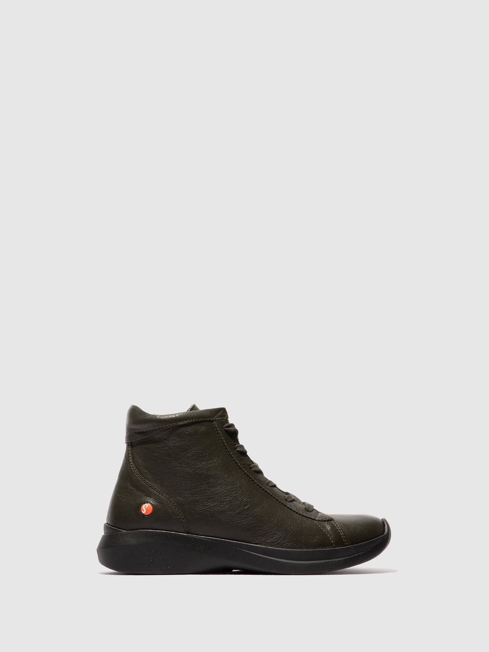Zip Up Ankle Boots GOLB797SOF MILITARY
