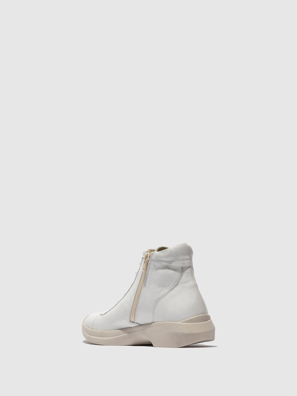 Lace-up Ankle Boots GOLB797SOF WHITE - Softinos