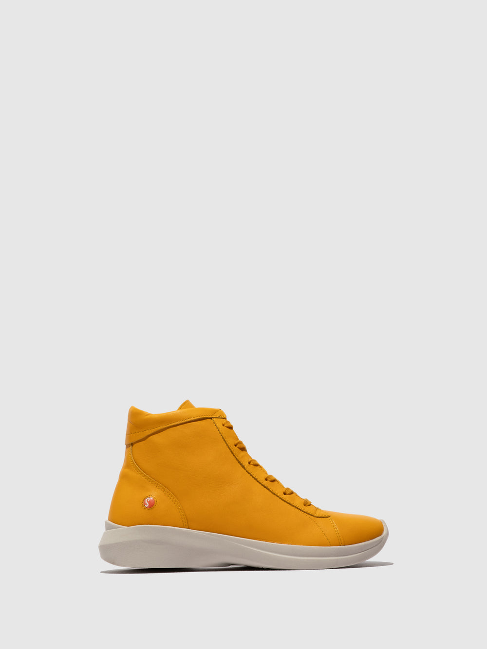 Lace-up Ankle Boots GOLB797SOF MUSTARD - Softinos