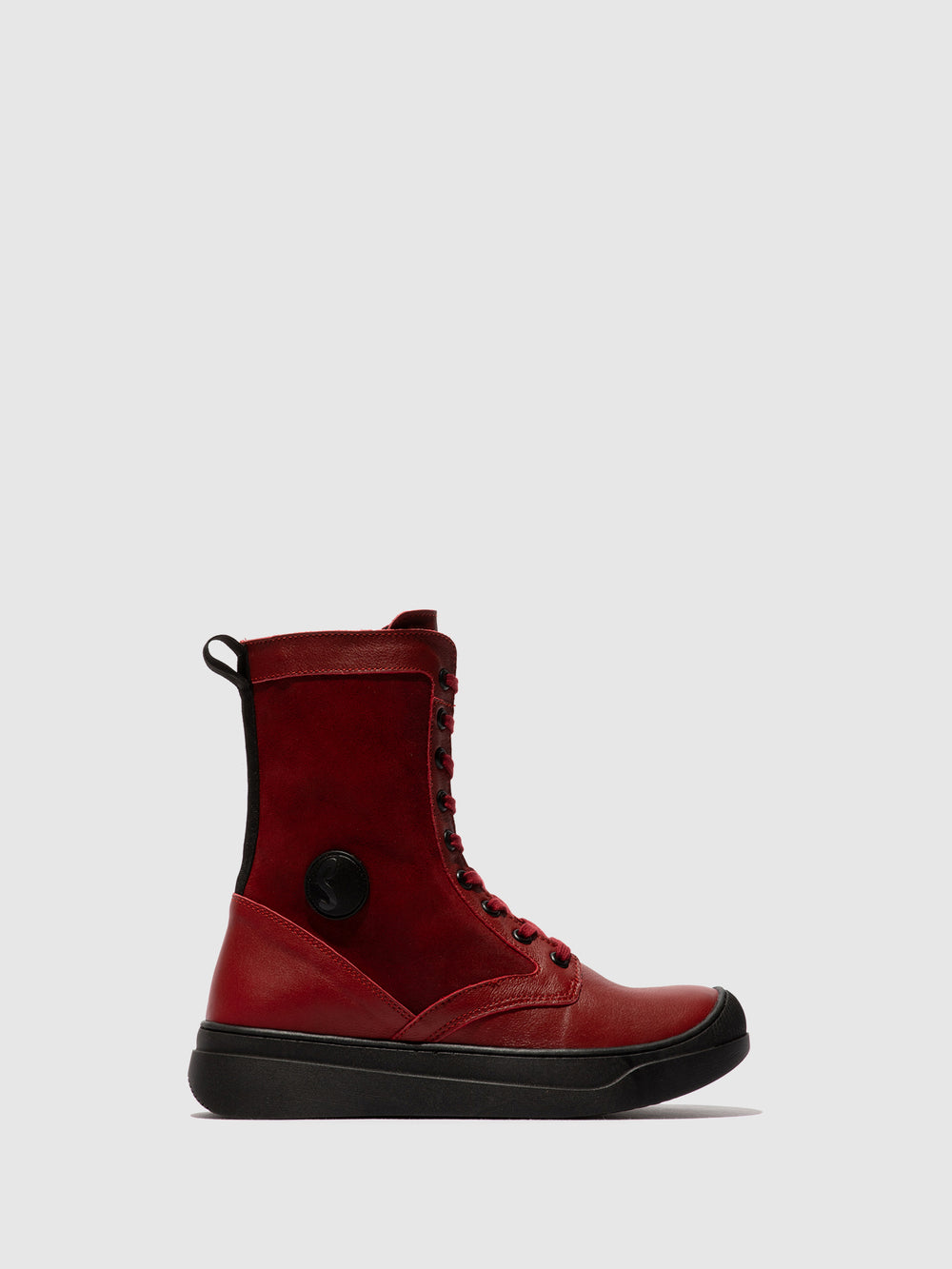 Lace-up Ankle Boots ABOL806SOF RED