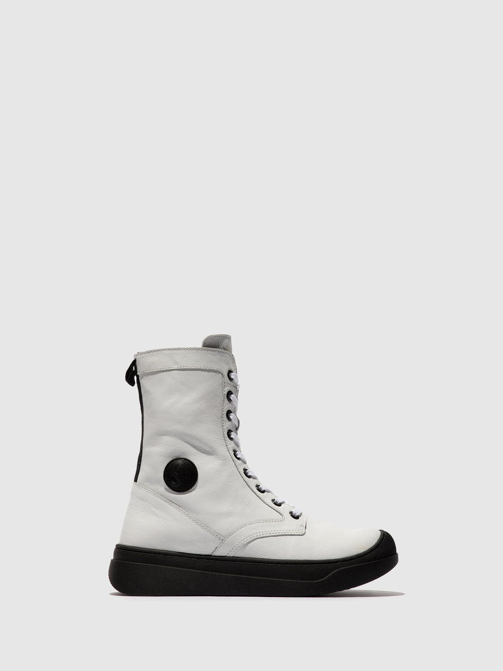 Lace-up Ankle Boots ABOL806SOF WHITE