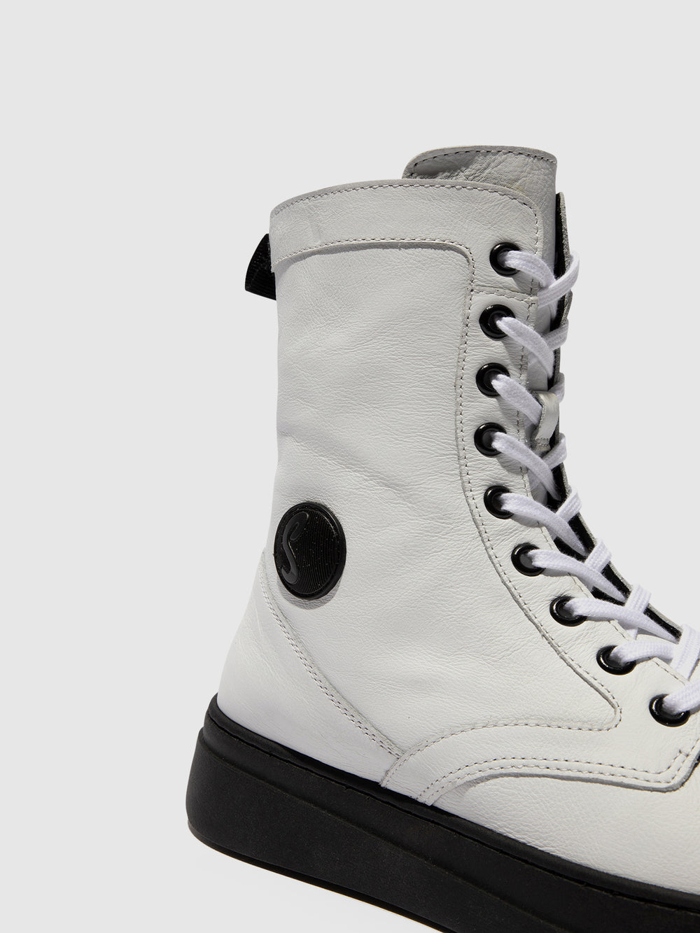 Lace-up Ankle Boots ABOL806SOF WHITE