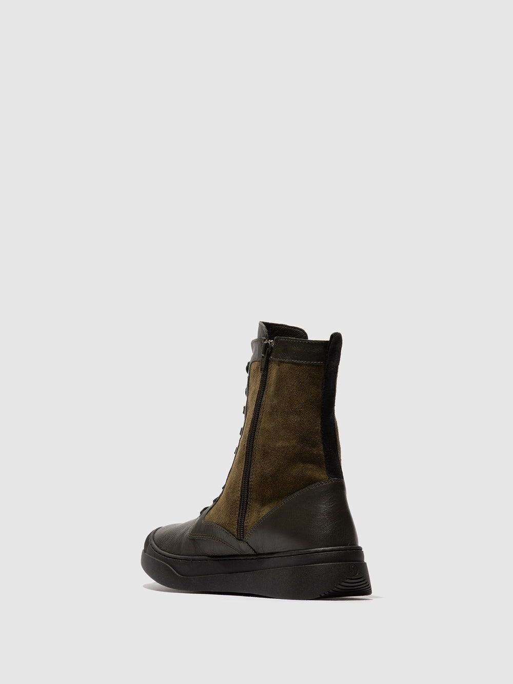 Lace-up Ankle Boots ABOL806SOF MILITARY