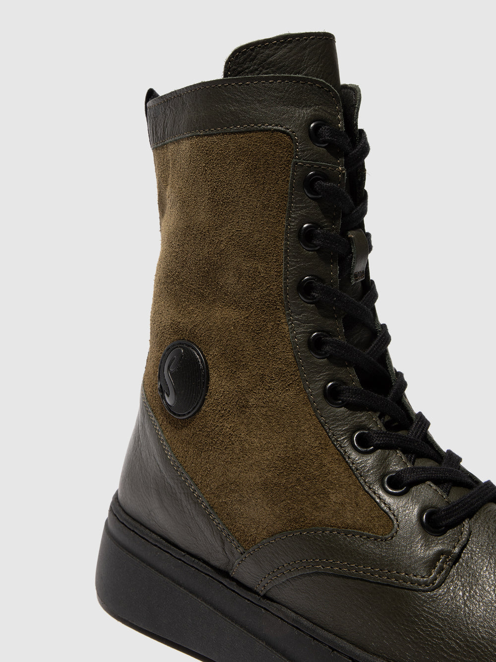 Lace-up Ankle Boots ABOL806SOF MILITARY