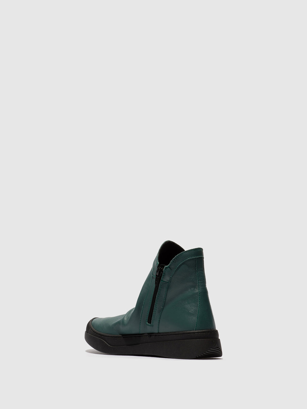 Zip Up Ankle Boots ABIL807SOF TEAL