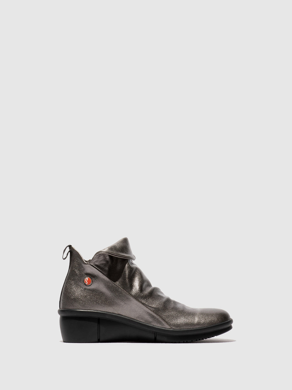 Zip Up Ankle Boots RARA808SOF GRAPHITE