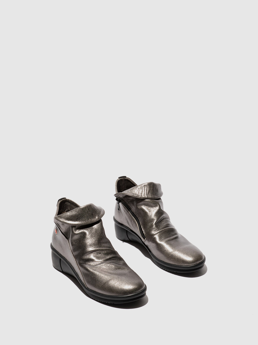 Zip Up Ankle Boots RARA808SOF GRAPHITE