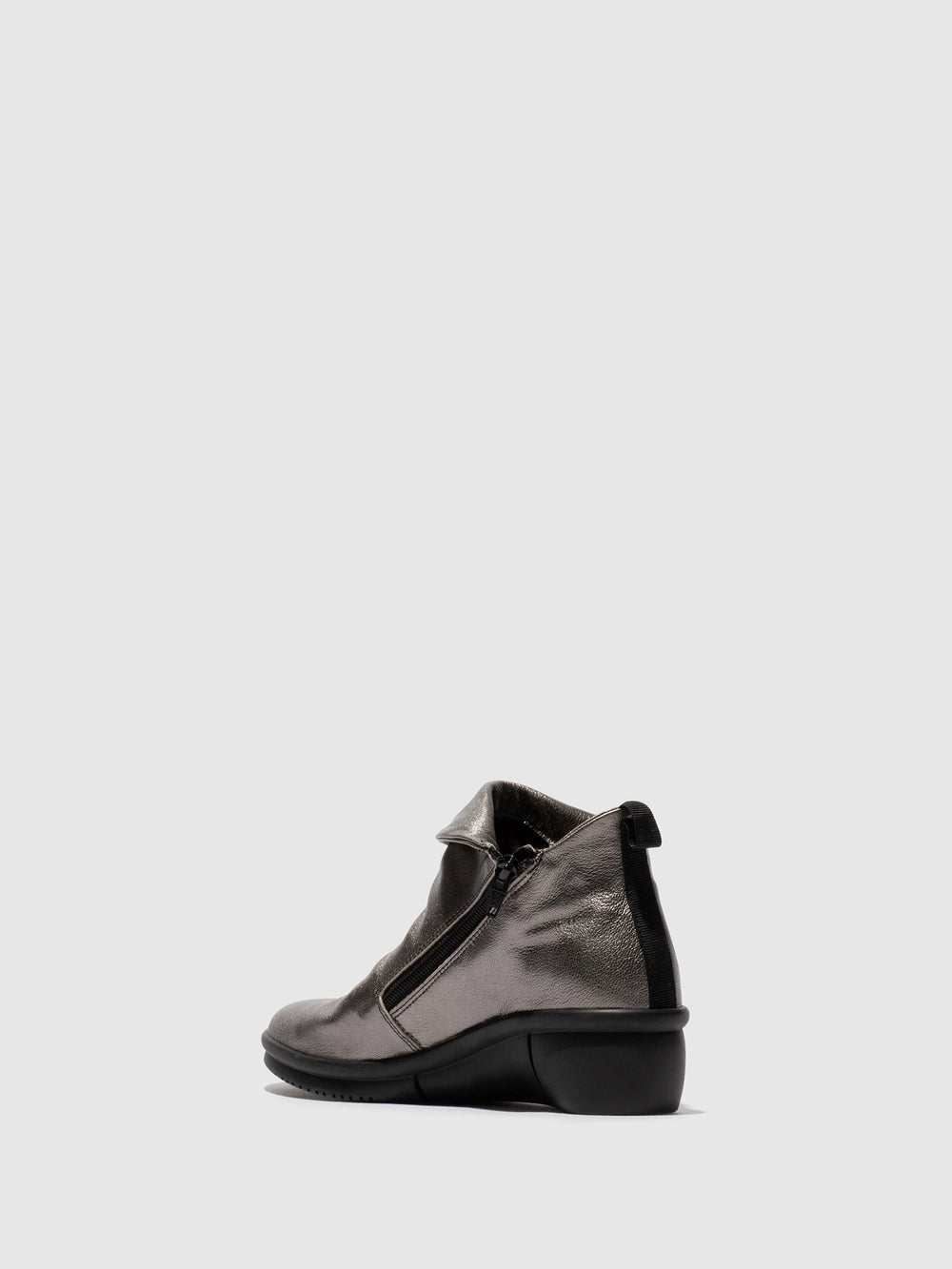 Zip Up Ankle Boots RARA808SOF GRAPHITE