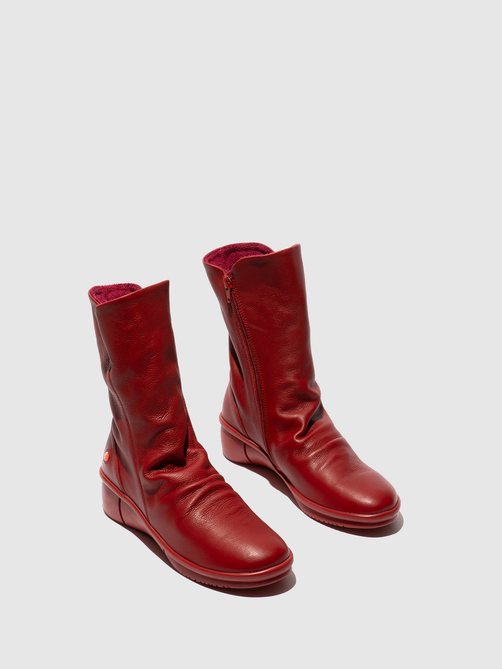 Zip Up Boots ROTT809SOF RED