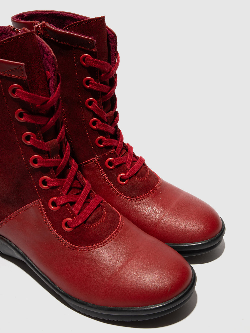 Lace-up Boots RUTY811SOF RED