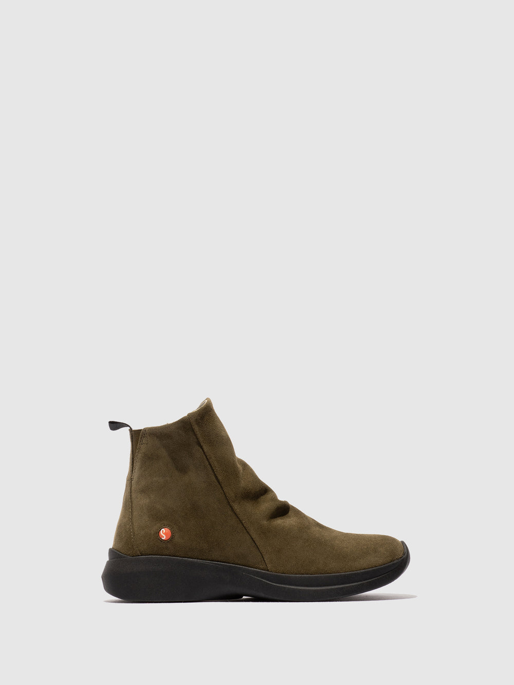 Zip Up Ankle Boots GUJY812SOF ARMY