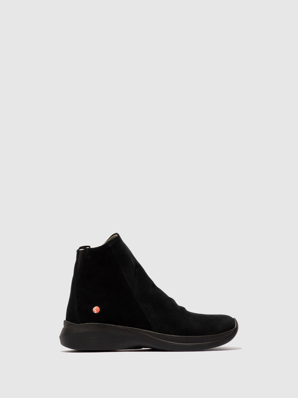 Zip Up Ankle Boots GUJY812SOF BLACK