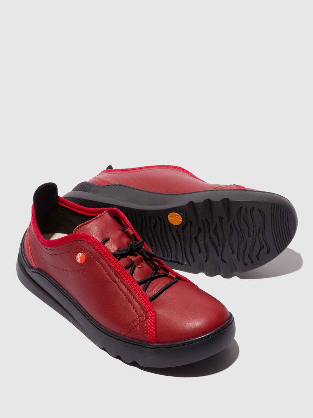 Lace-up Trainers LOES820SOF RED - Softinos