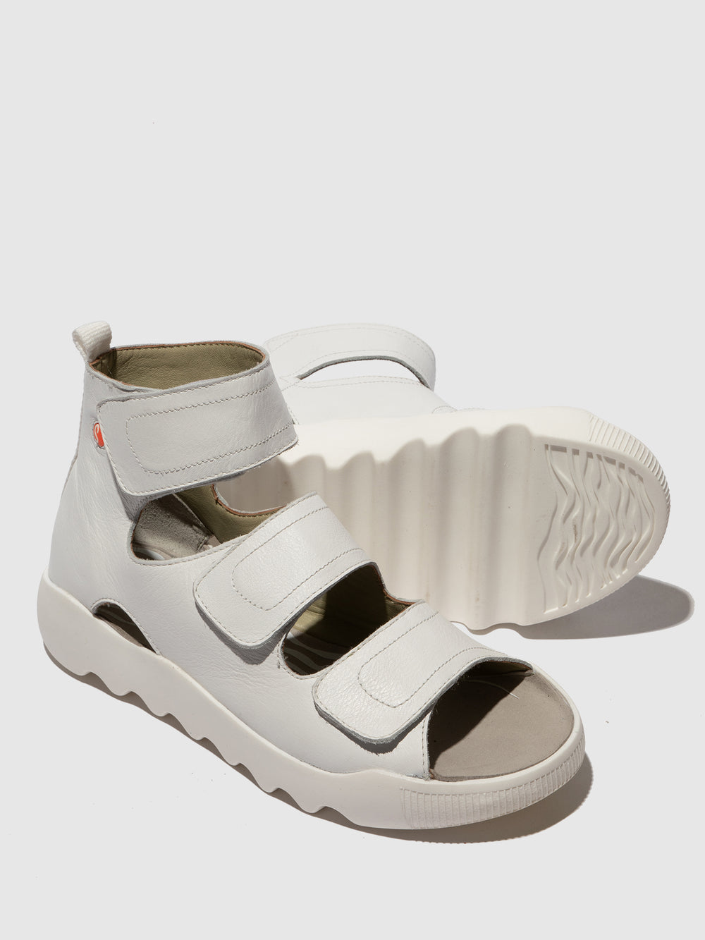 Velcro Sandals WANT825SOF WHITE - Softinos