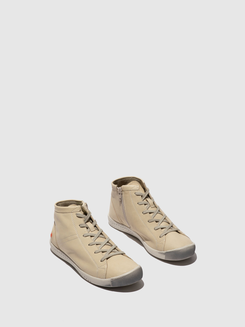 Lace-up Ankle Boots ISLEENIV827SOF LIGHT GREY - Softinos