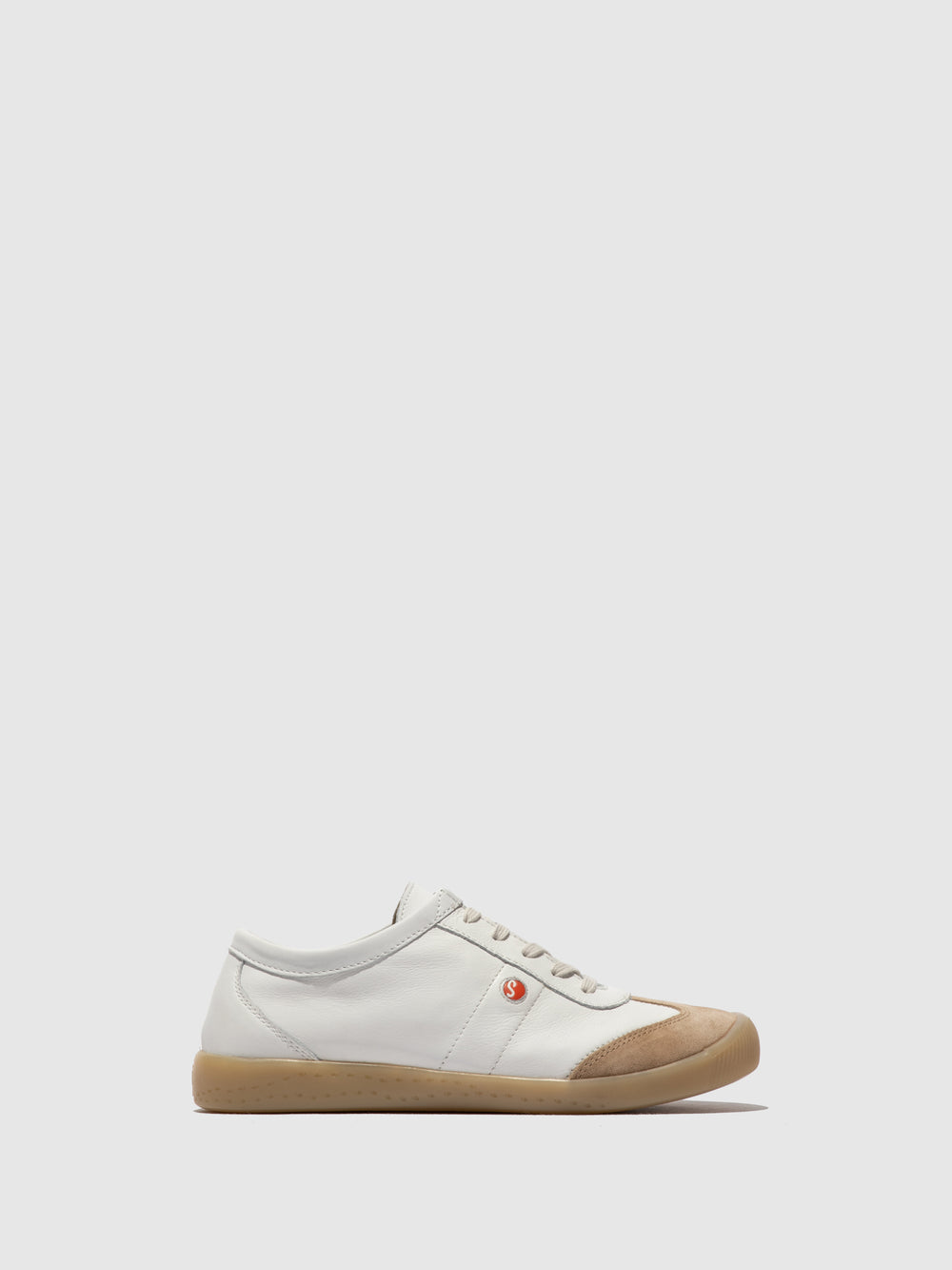 Lace-up Trainers IRIE829SOF WHITE & SAND - Softinos