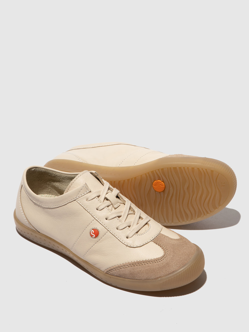 Lace-up Trainers IRIE829SOF CREAM & SAND - Softinos
