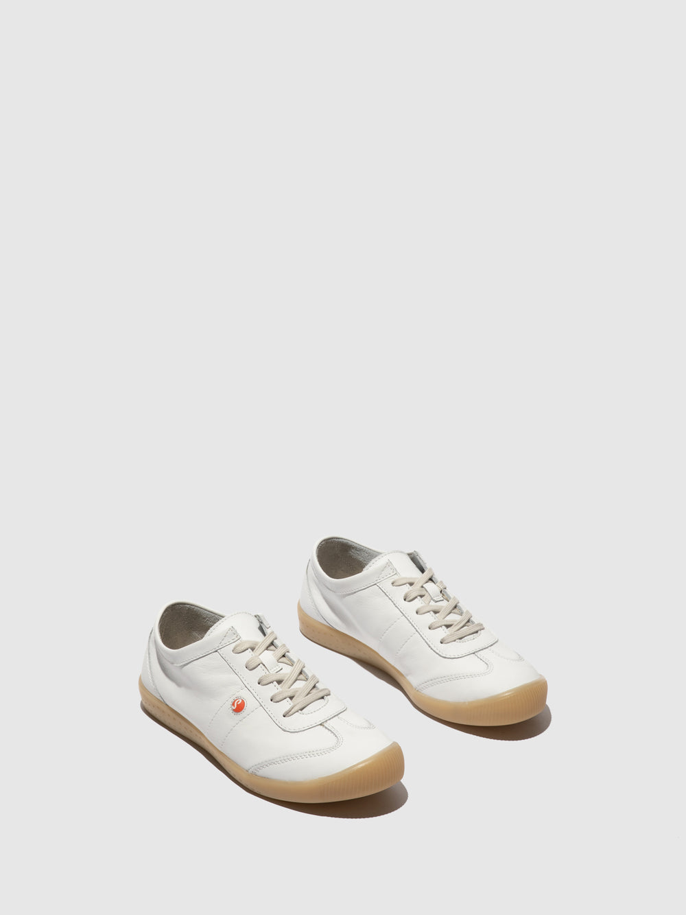 Lace-up Trainers IRIE829SOF WHITE LEATHER - Softinos