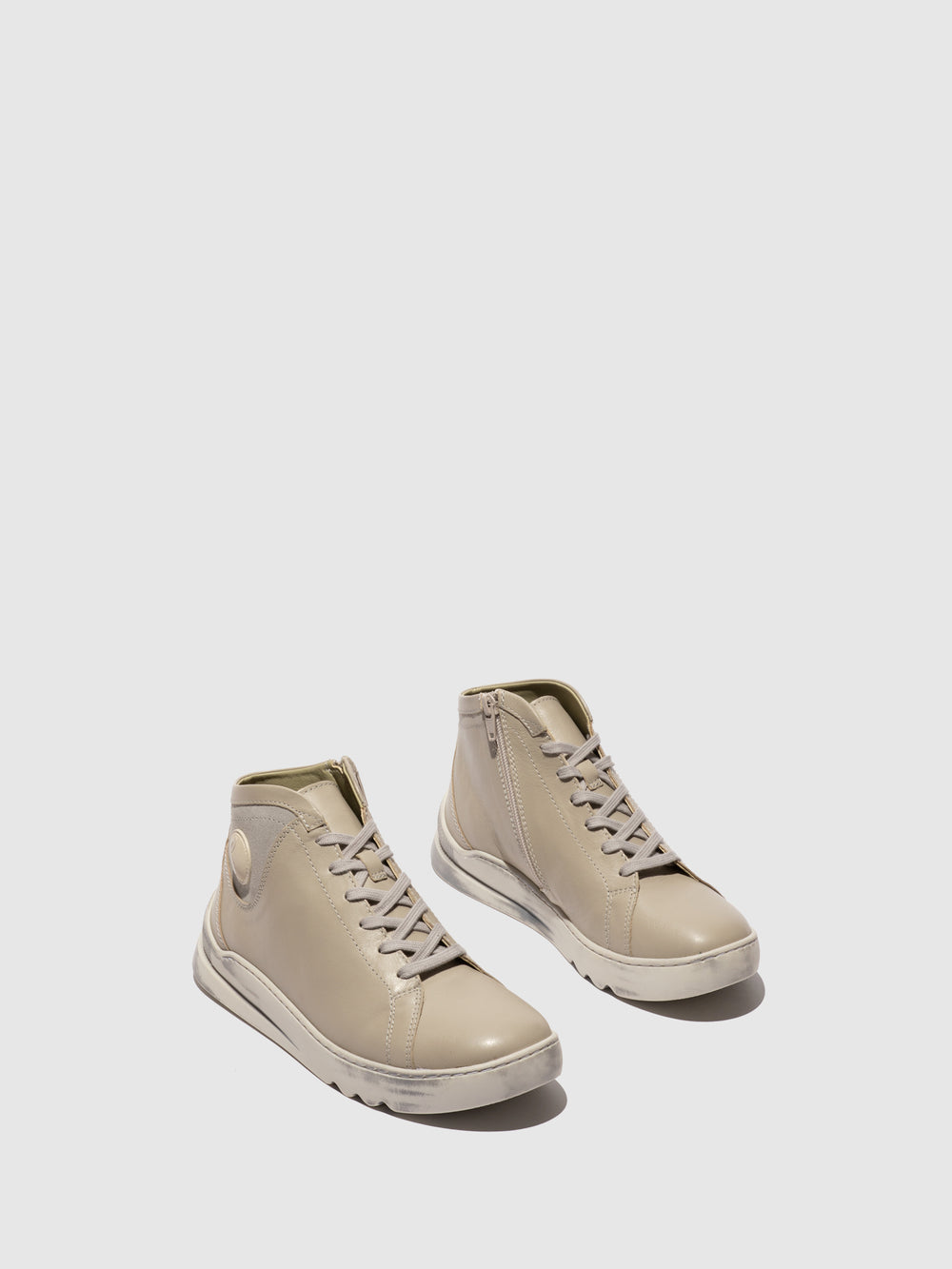 Lace-up Ankle Boots LUM830SOF LIGHT GREY - Softinos