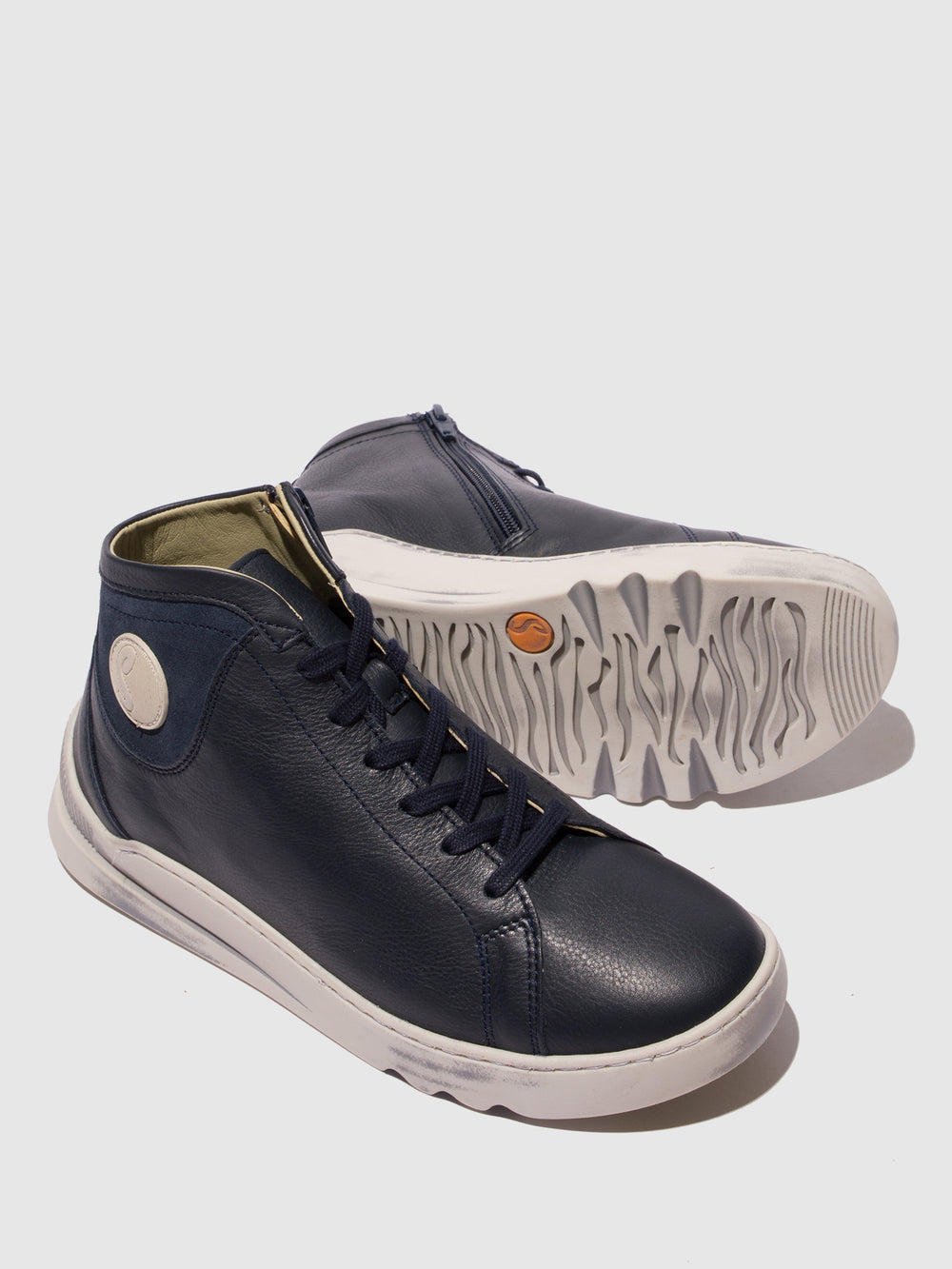 Lace-up Ankle Boots LUM830SOF NAVY - Softinos