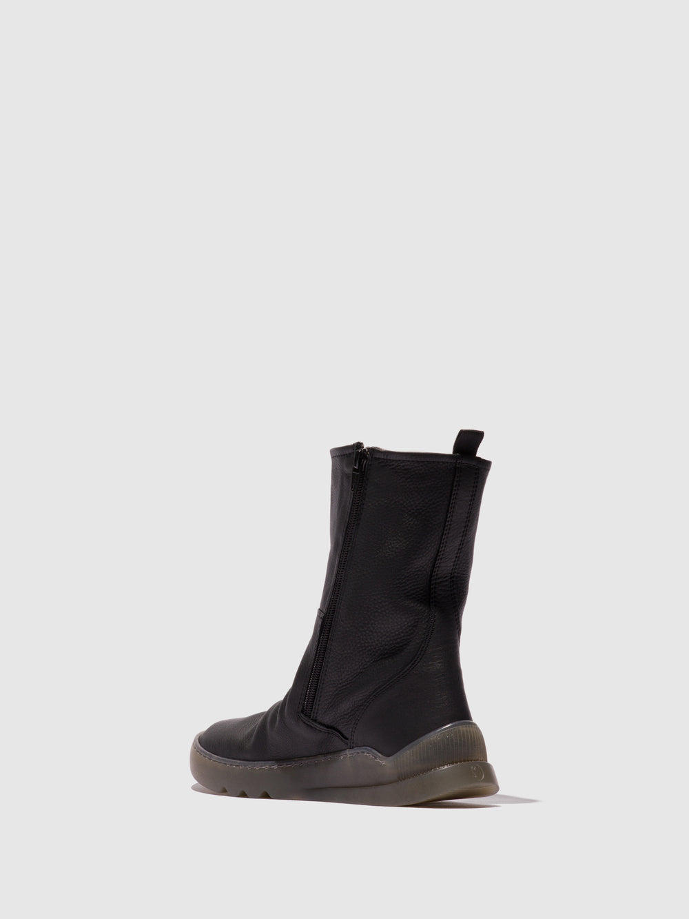 Zip Up Boots LOG832SOF BLACK - Softinos