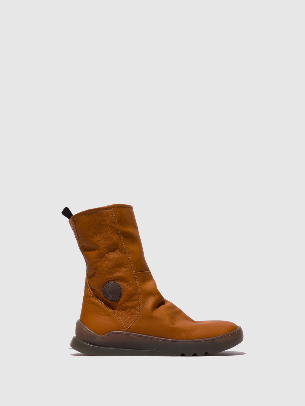 Zip Up Boots LOG832SOF NATURAL - Softinos