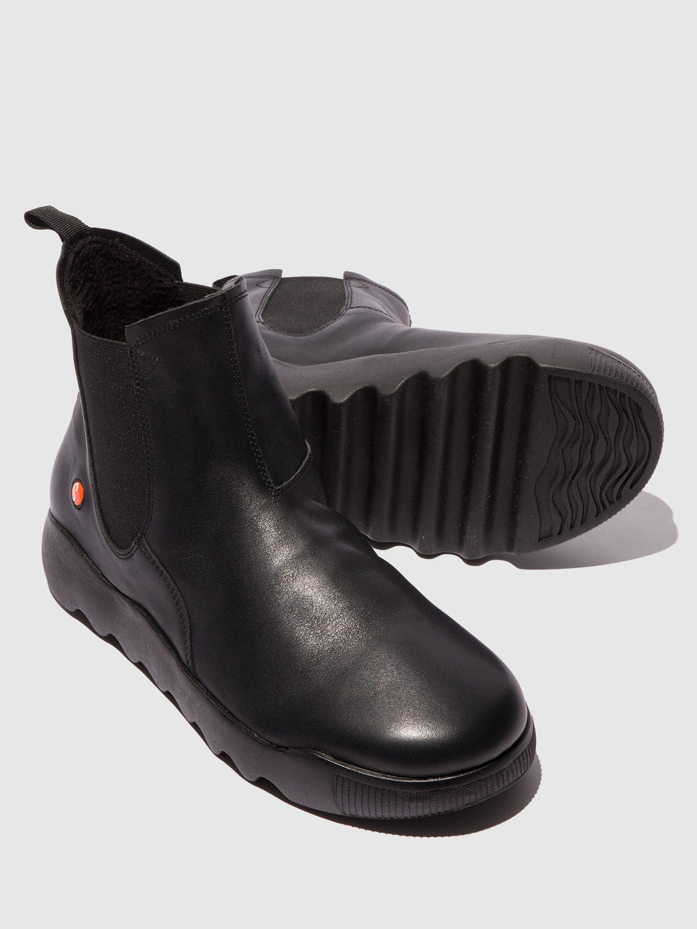 Chelsea Ankle Boots WIRL839SOF BLACK - Softinos