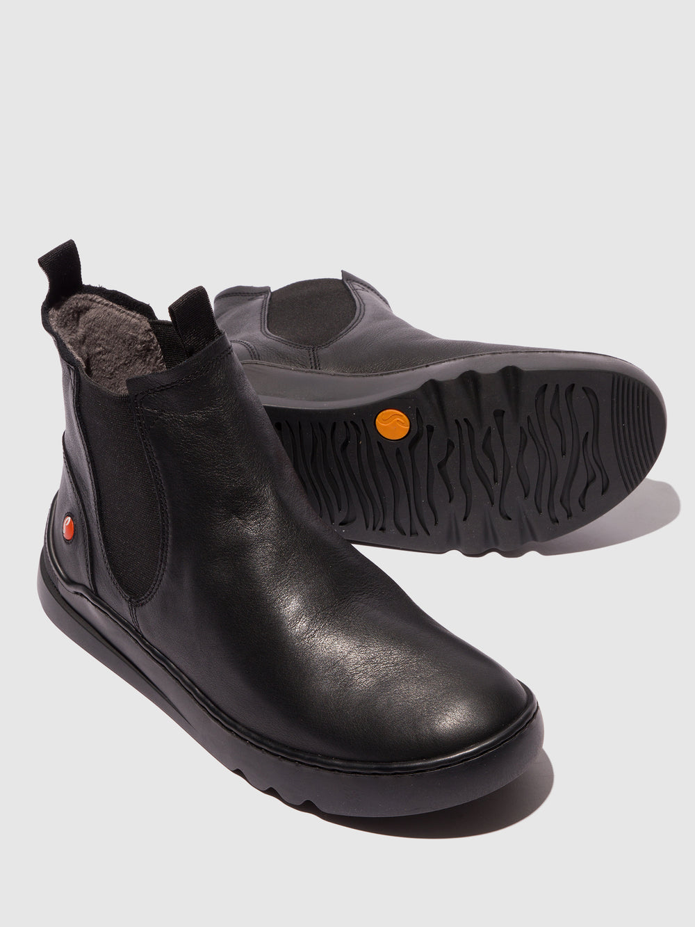 Chelsea Ankle Boots LACE841SOF BLACK - Softinos