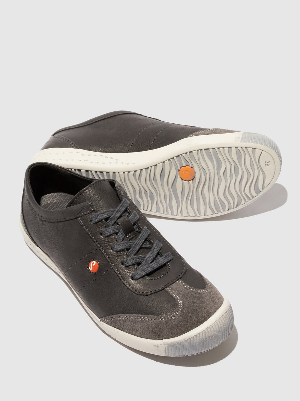 Lace-up Trainers IGLU843SOF ANTHRACITE & CHARCOAL - Softinos