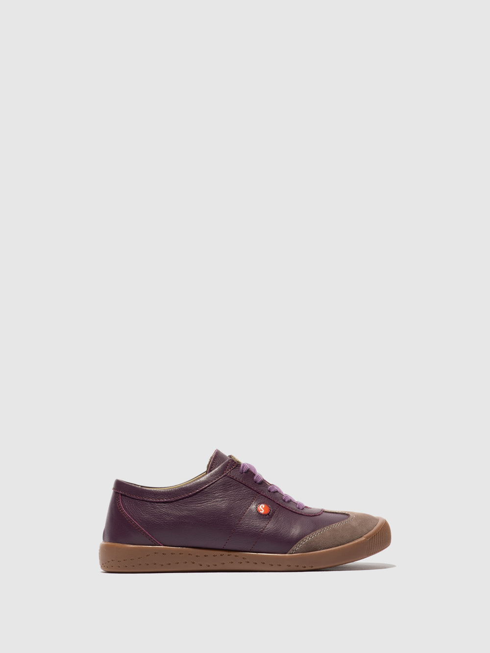 Lace-up Trainers IGLU843SOF PURPLE & TAUPE - Softinos