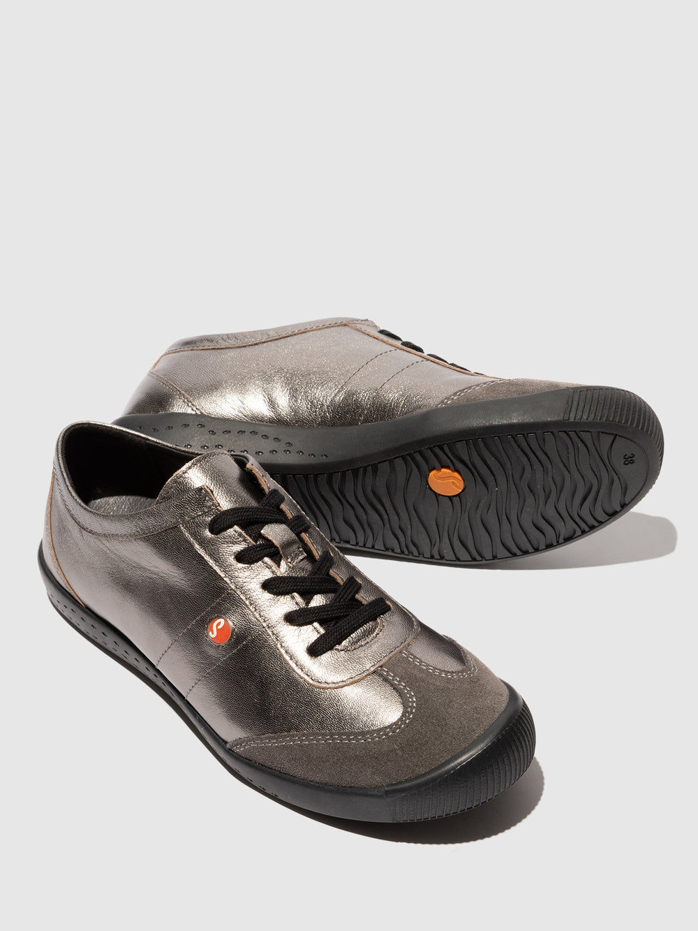 Lace-up Trainers IGLU843SOF GRAPHITE & CHARCOAL - Softinos