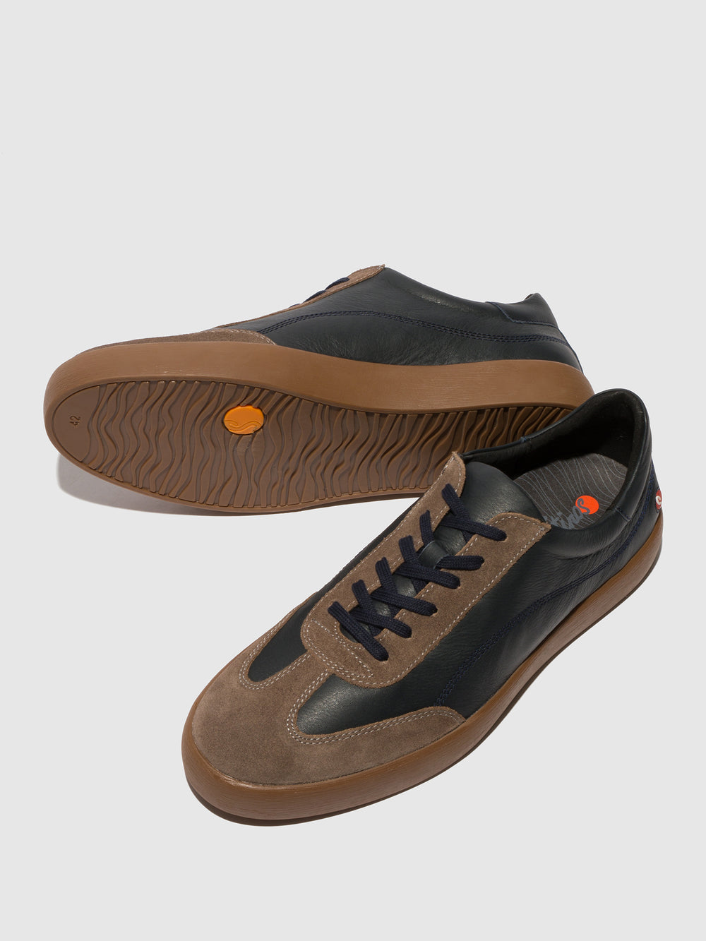 Lace-up Trainers ROVE845SOF NAVY & TAUPE