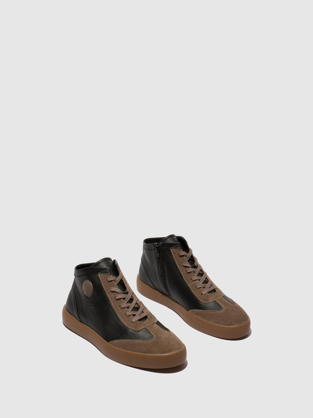 Lace-up Ankle Boots RUUD847SOF BLACK & TAUPE
