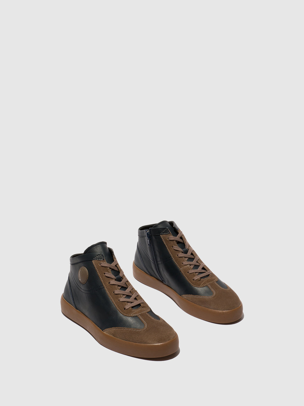 Lace-up Ankle Boots RUUD847SOF NAVY & TAUPE