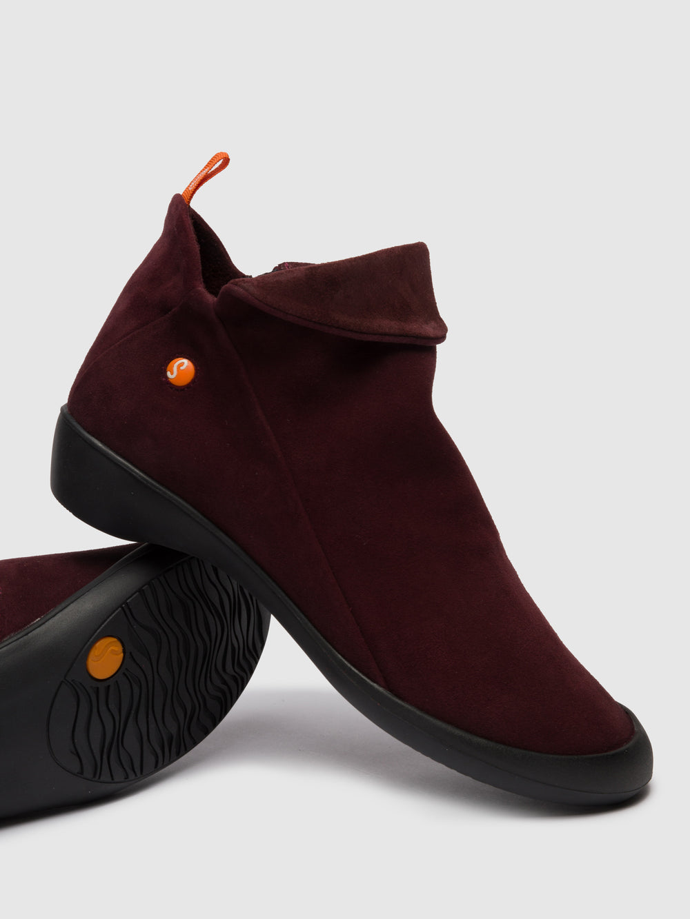 Zip Up Ankle Boots FARAH WINE