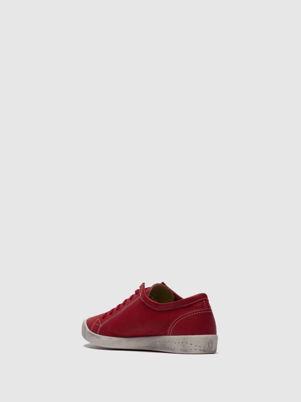 Lace-up Trainers ISLA Red Leather