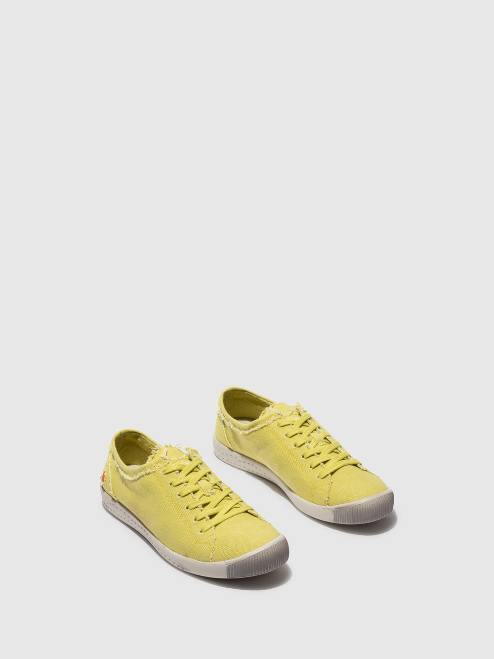 Lace-up Trainers ISLA154SOF RECYCLED COTTON LIME