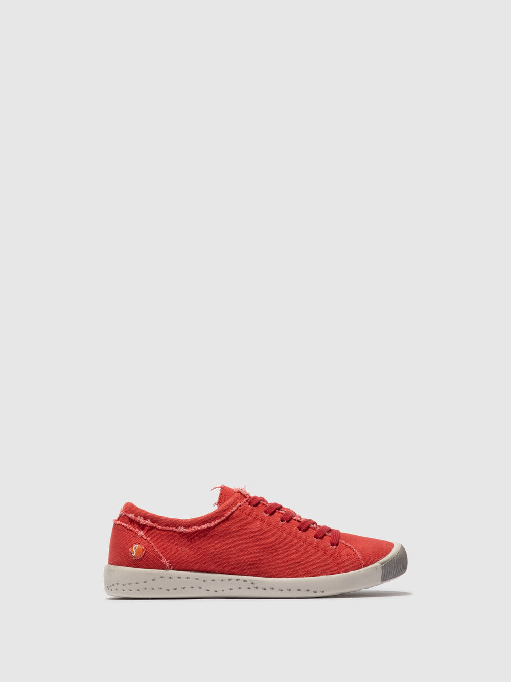 Lace-up Trainers ISLA154SOF RECYCLED COTTON RED