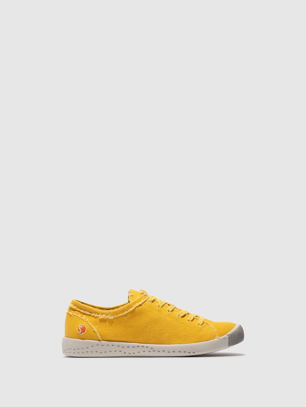 Lace-up Trainers ISLA154SOF RECYCLED COTTON YELLOW