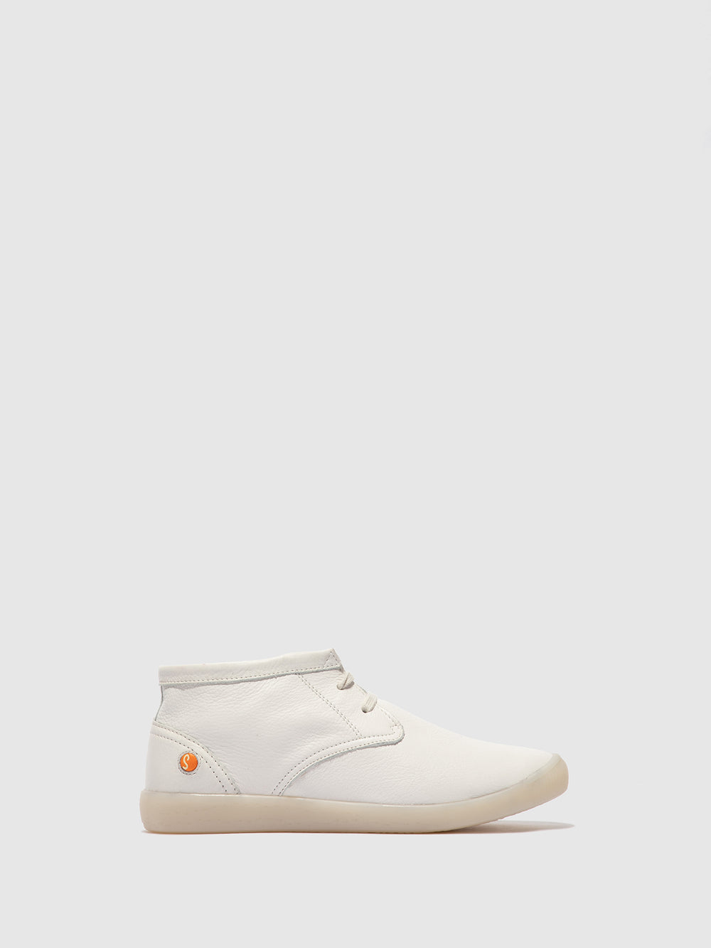 Lace-up Ankle Boots INDIRA SMOOTH WHITE