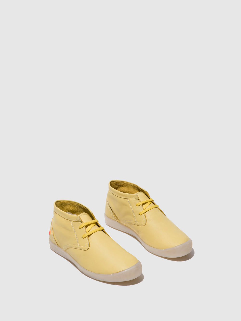 Lace-up Ankle Boots INDIRA LIGHT YELLOW