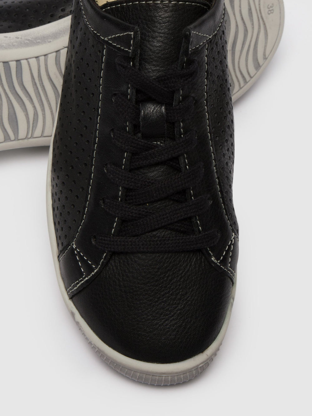 Lace-up Trainers ICA388SOF SMOOTH BLACK